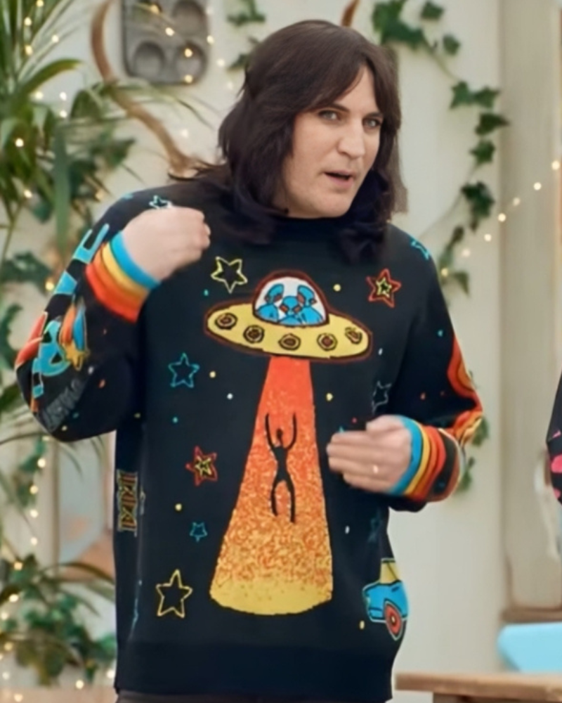 Great British Bake Off 2024 Noel Fielding Tony Albert Artist Sweater