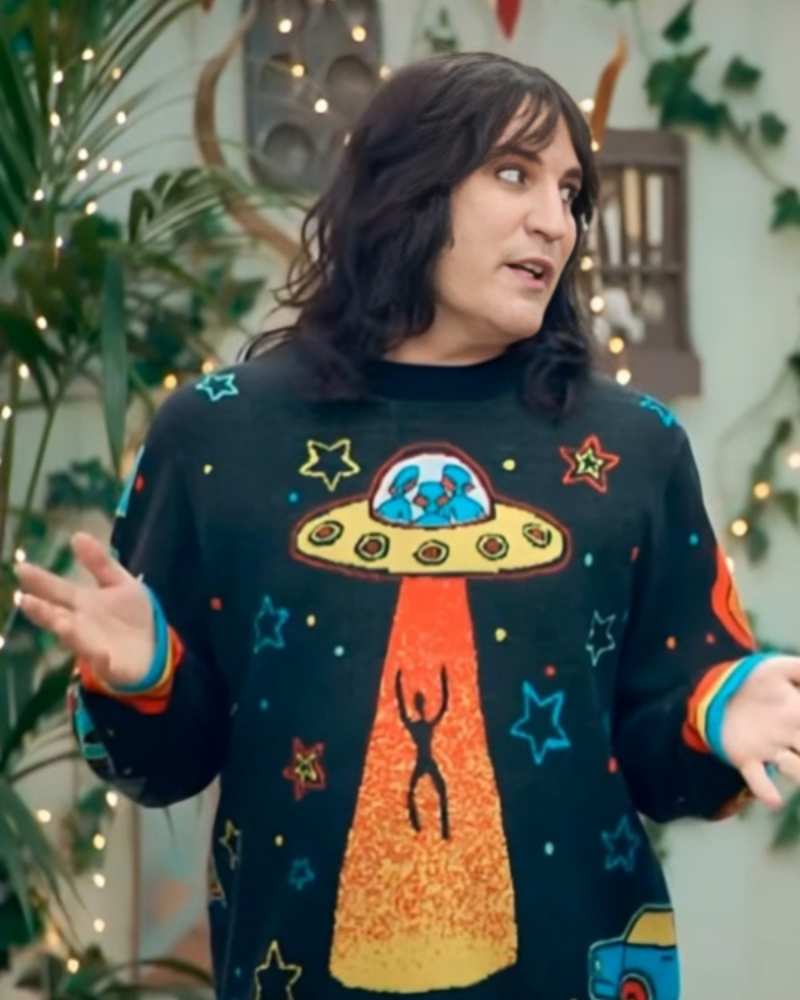 Great British Bake Off 2024 Noel Fielding Tony Albert Artist Sweater