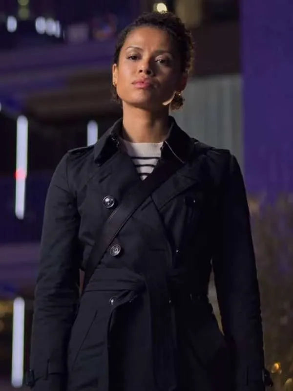 Lift 2024 Gugu Mbatha Raw Black Coat