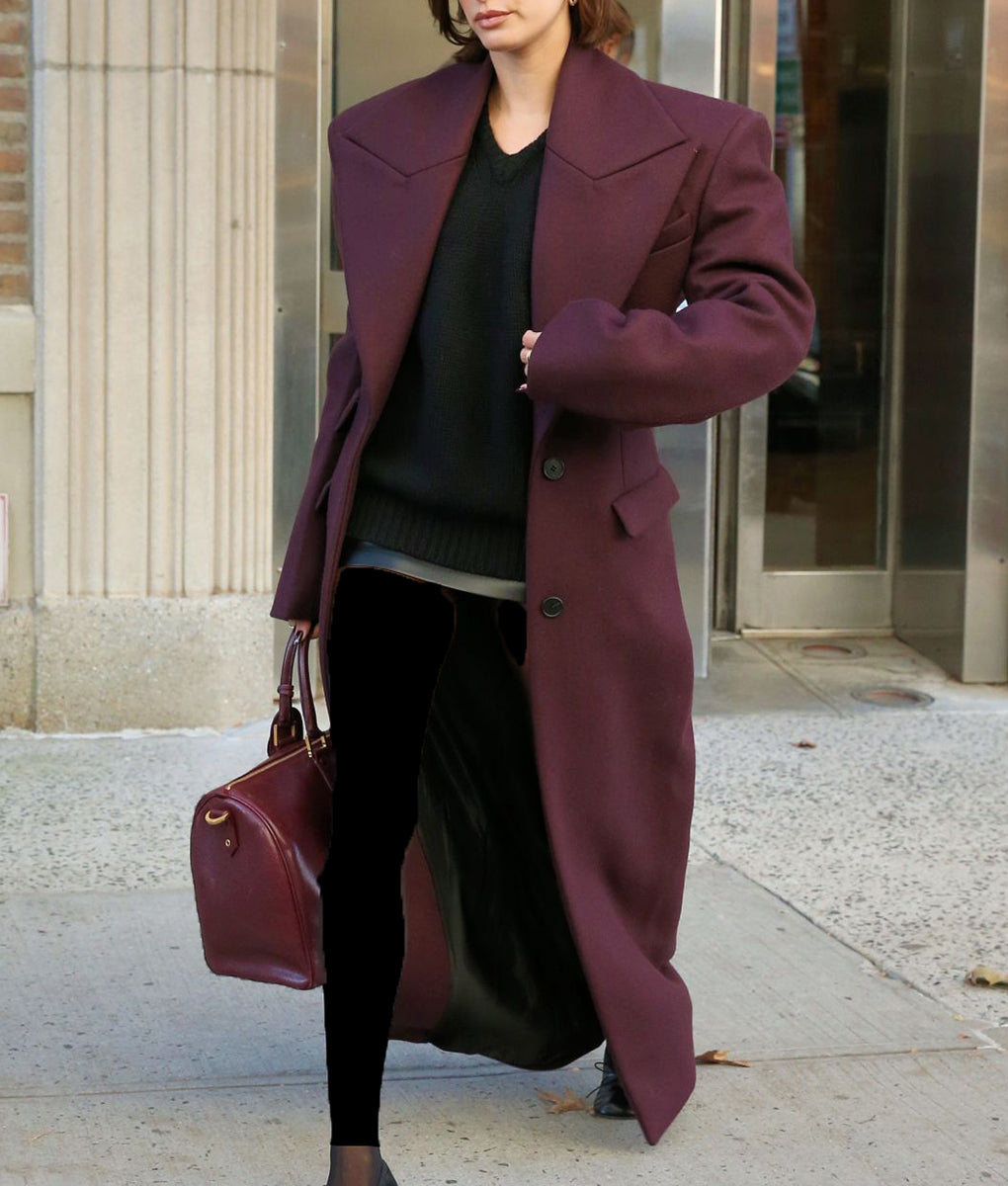 Hailey Bieber Trench Coat