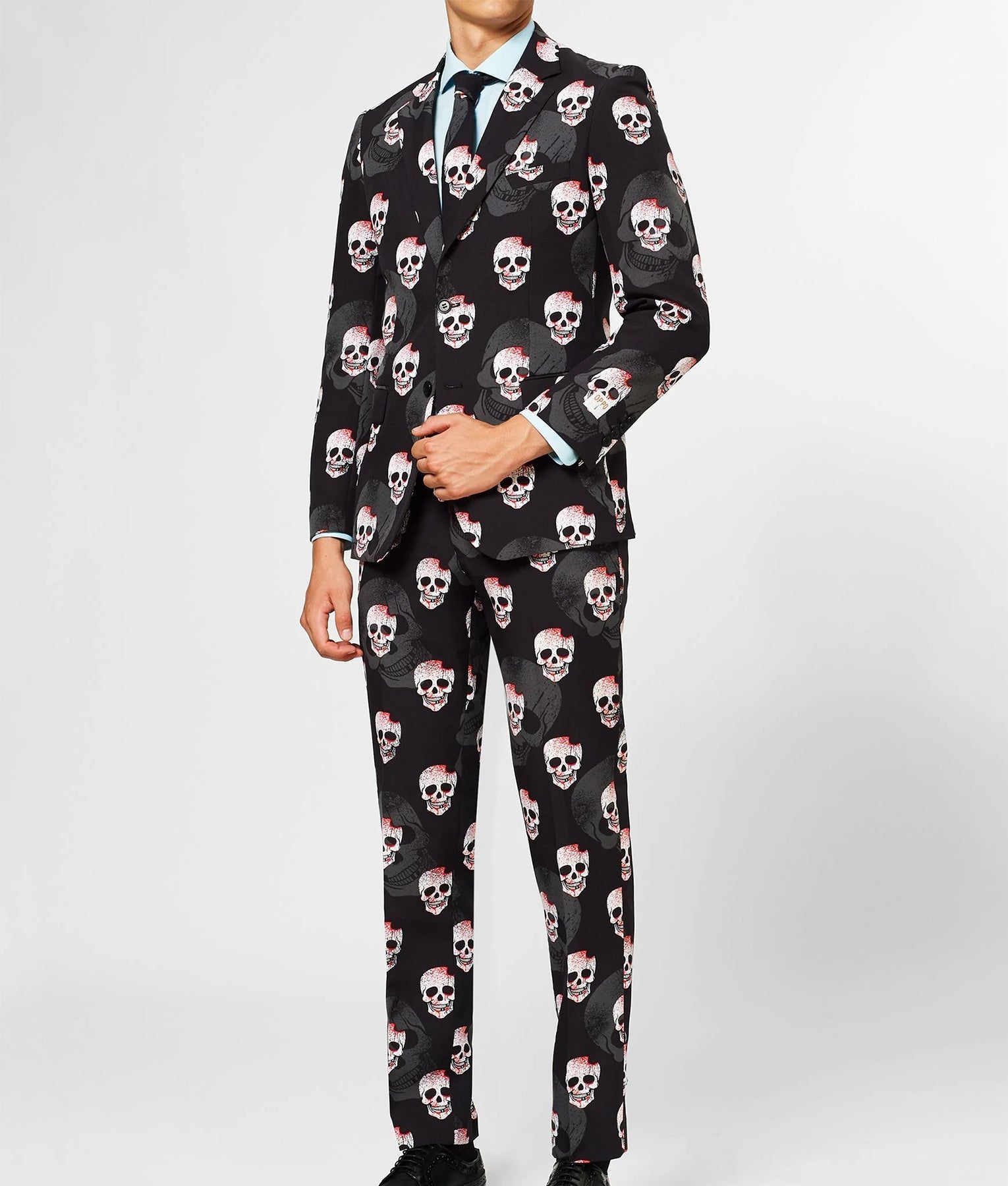 Halloween Skull Printed Suit