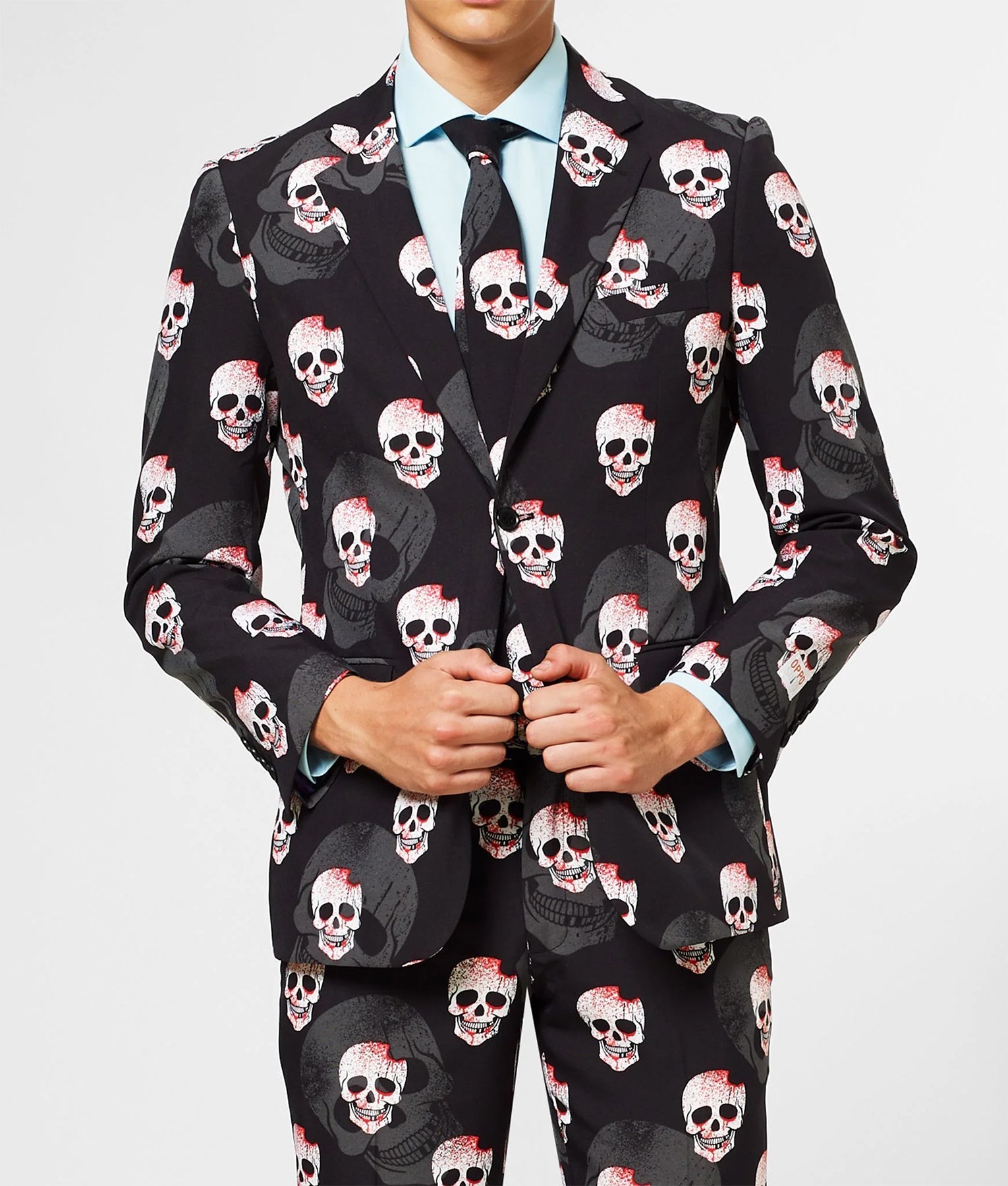 Halloween Skull Printed Suit