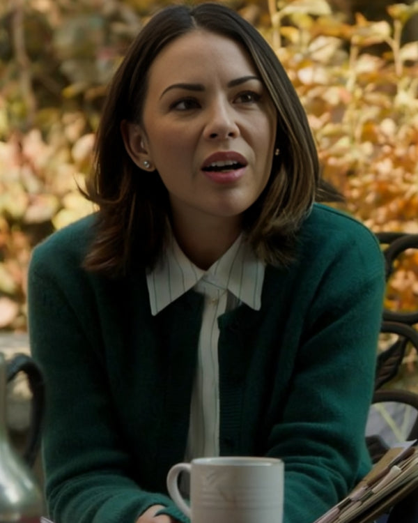 Haunted Wedding 2024 Janel Parrish Cardigan