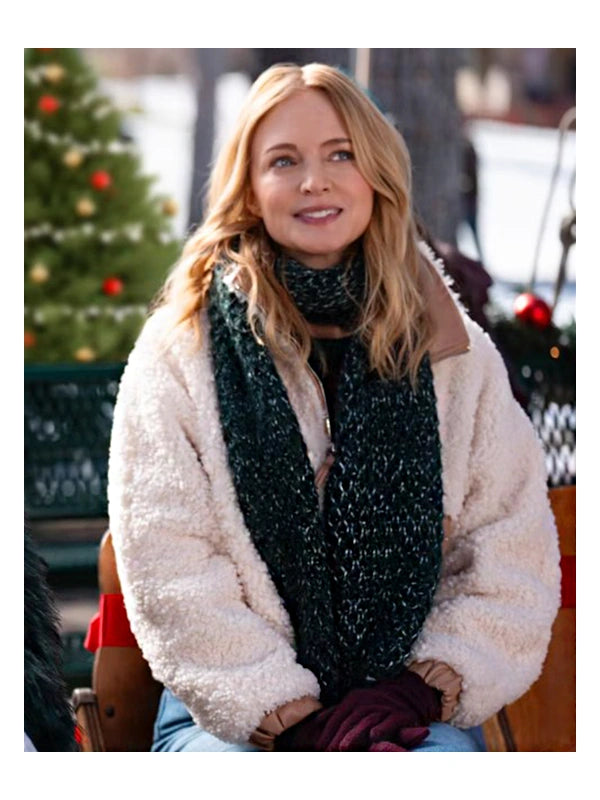 Heather Graham Best Christmas Ever Faux Fur Jacket