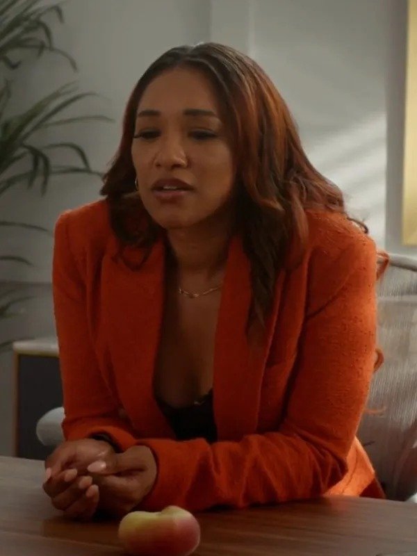 Candice Patton The Flash Orange Wool Blazer