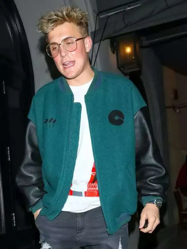 Jake Paul Los Angeles Street Style Varsity Jacket