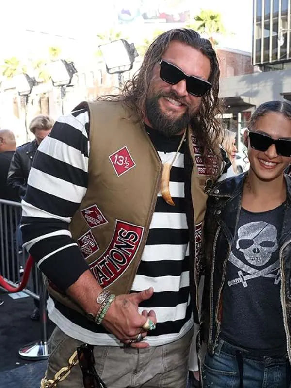 The Bikeriders 2024 Jason Momoa Movie Premiere Brown Vest