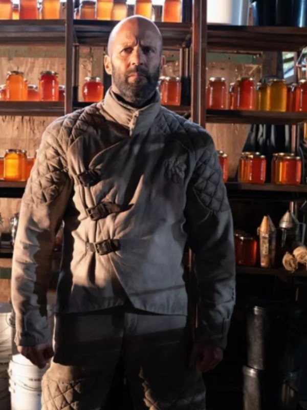 Jason Statham The Beekeeper 2024 Quilted Jacket