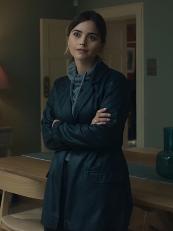 The Jetty 2024 Jenna Coleman Black Coat