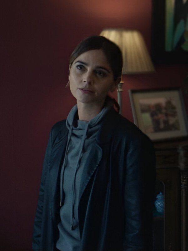 The Jetty 2024 Jenna Coleman Black Coat