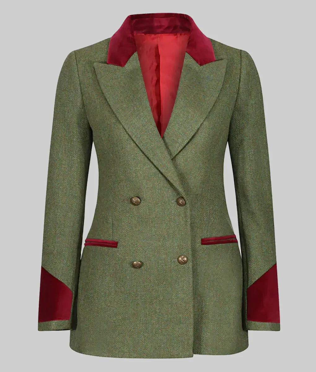 Joely Richardson The Gentlemen Green Blazer