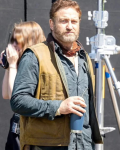 Gerard Butler Greenland Migration Brown Vest