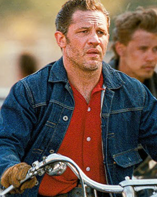 The Bikeriders 2024 Tom Hardy Denim Jacket