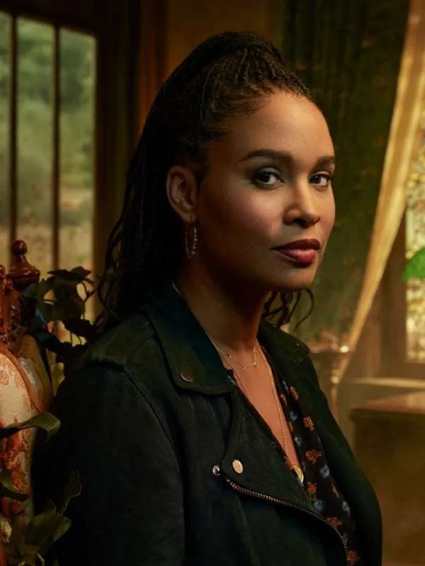 The Spiderwick Chronicles Joy Bryant Green Leather Jacket