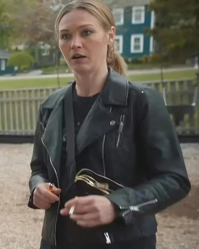 Chosen Family 2024 Julia Stiles Black Jacket