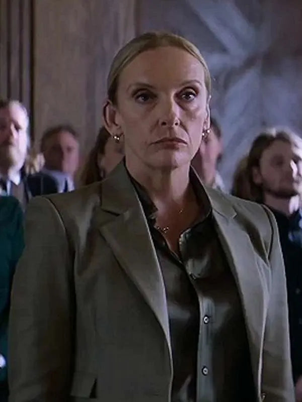 Toni Collette Juror #2 Green Blazer