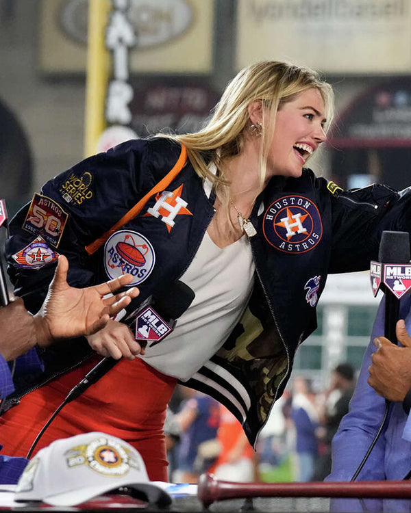 Kate Upton Astros Victory Parade Jacket