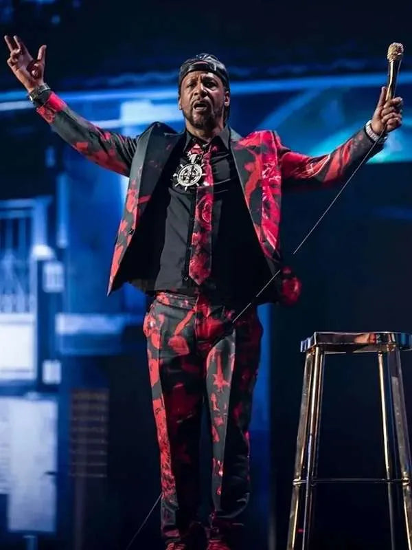 Katt Williams Woke Foke 2024 Floral Suit