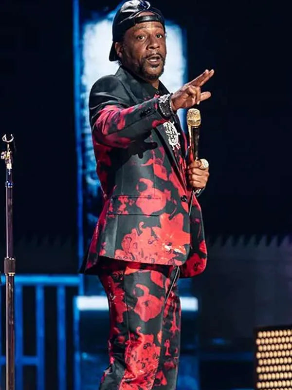 Katt Williams Woke Foke 2024 Floral Suit