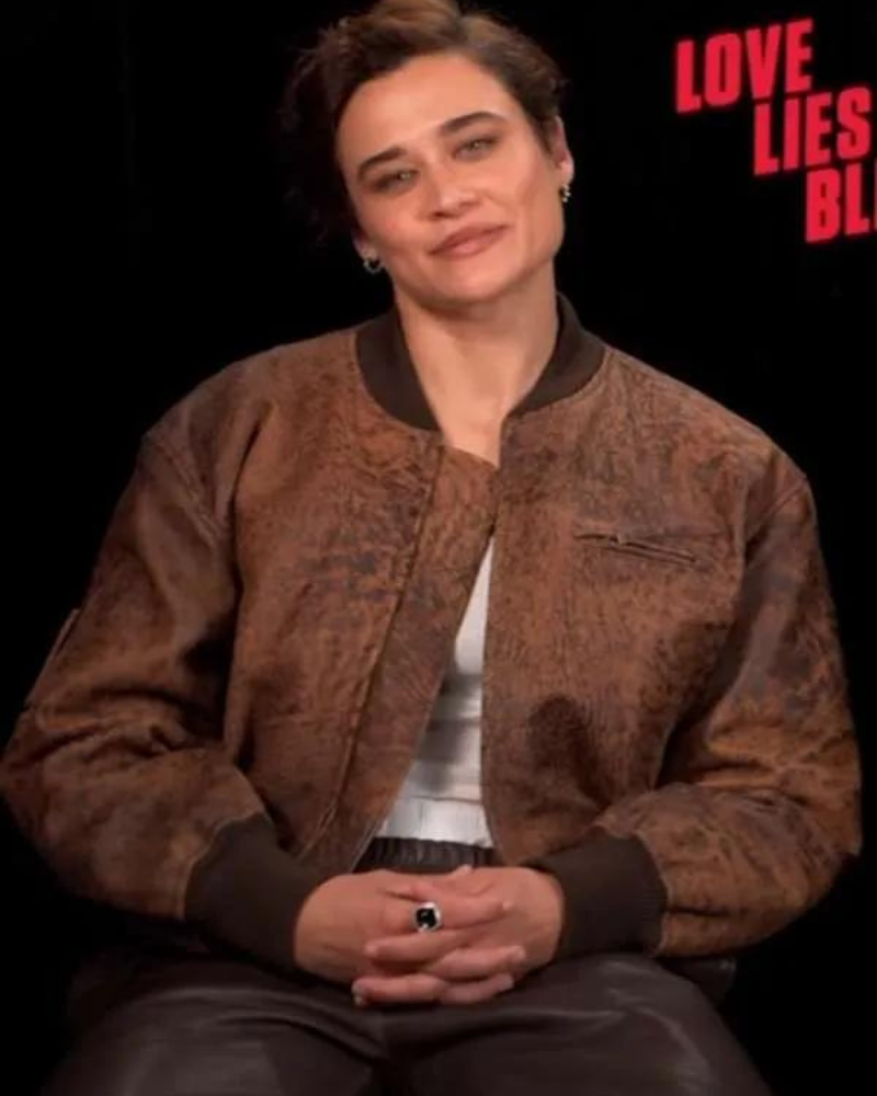 Love Lies Bleeding 2024 Katy O’brian Movie Premiere Brown Jacket