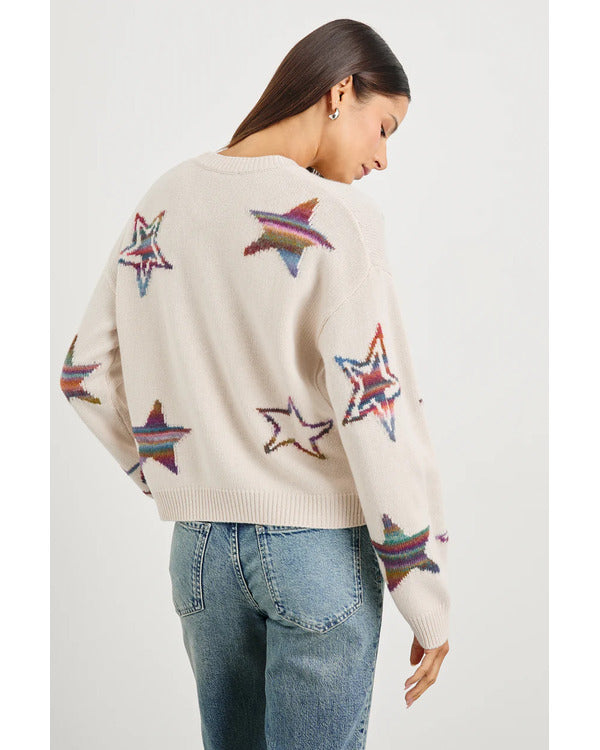 Elsbeth 2024 Carra Patterson Rainbow Stars Sweater