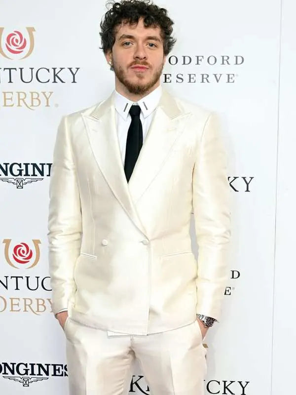 Jack Harlow Kentucky Derby White Suit