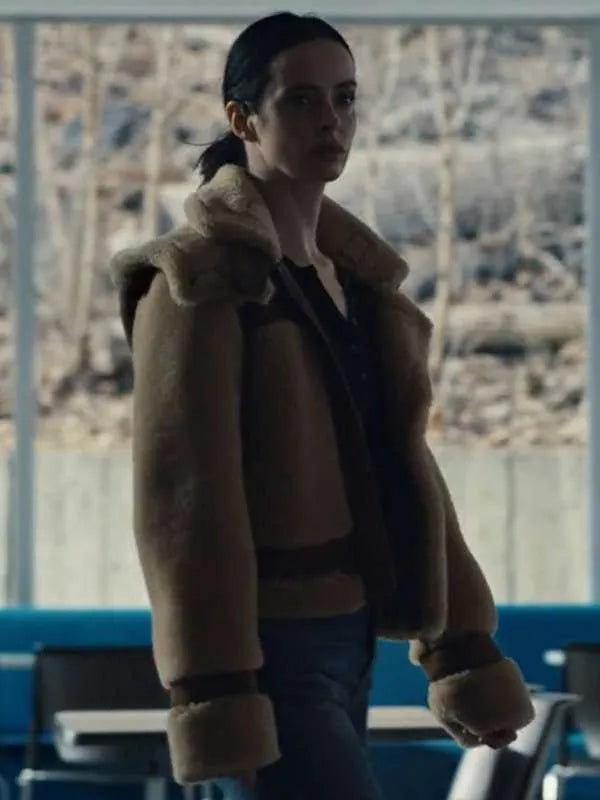 Orphan Black Echoes 2024 Lucy Brown Shearling Jacket