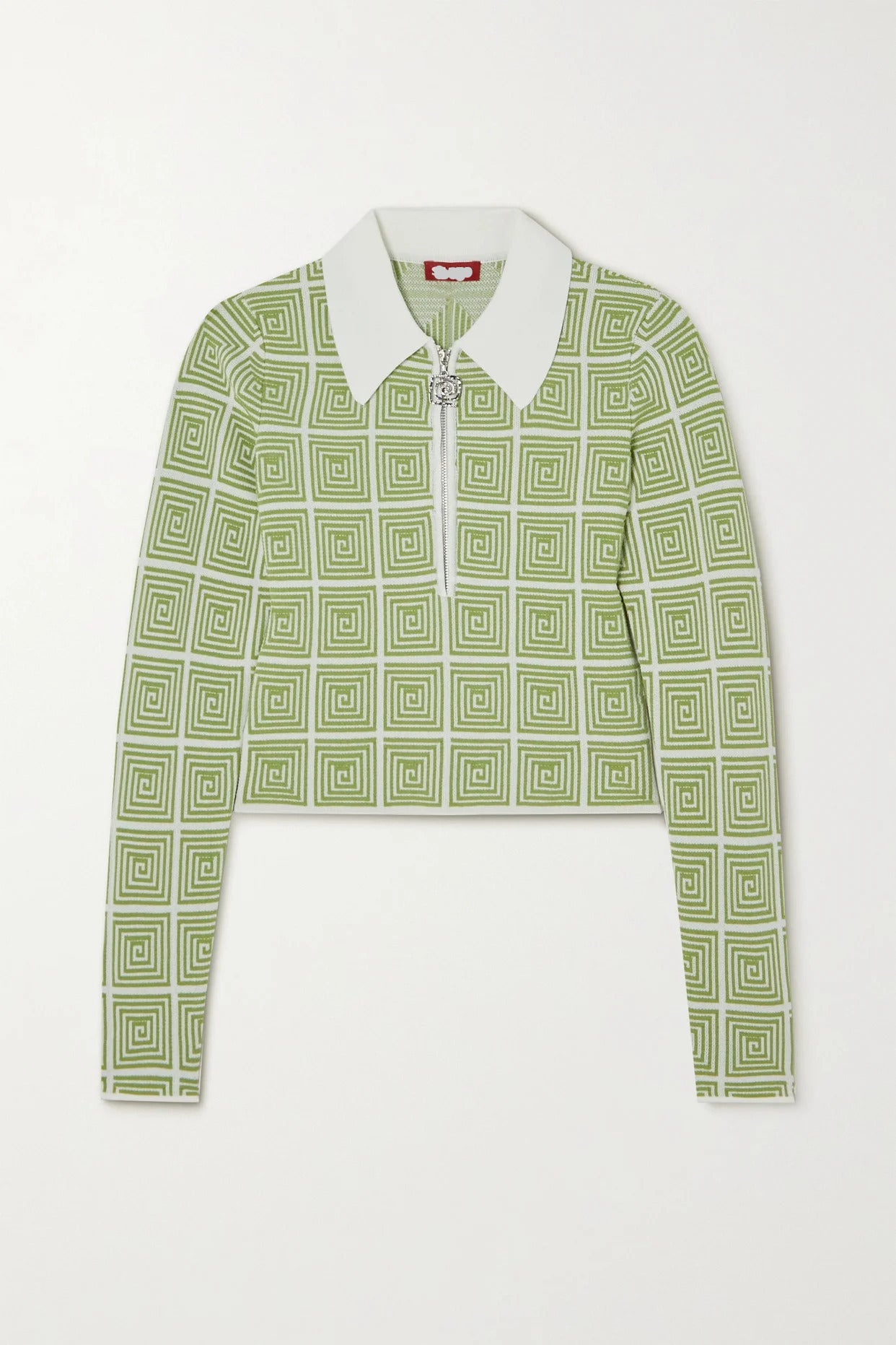 The Girls On The Bus 2024 Natasha Behnam Green Knit Top