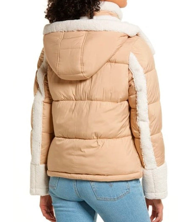 The Girls On The Bus 2024 Natasha Behnam Hooded Puffer Jacket