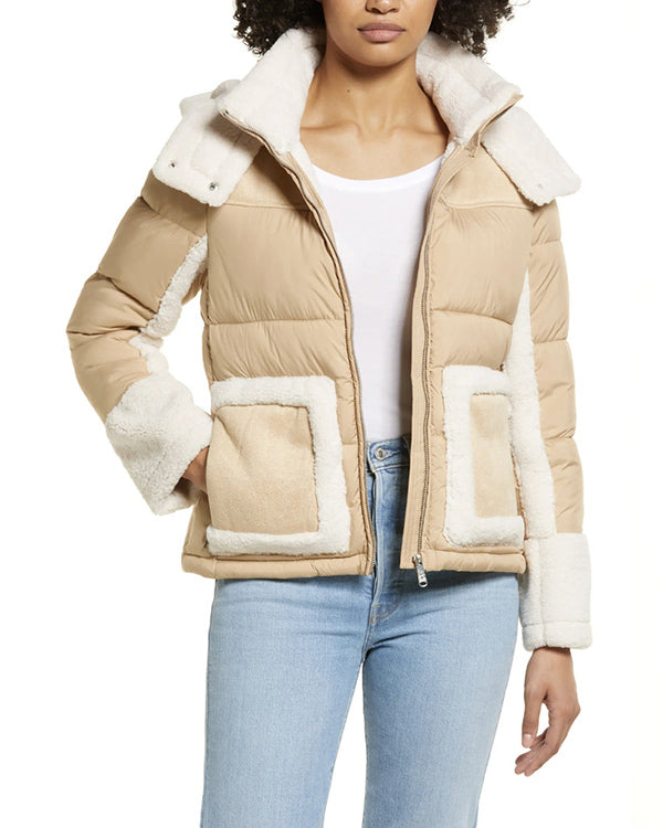 The Girls On The Bus 2024 Natasha Behnam Hooded Puffer Jacket