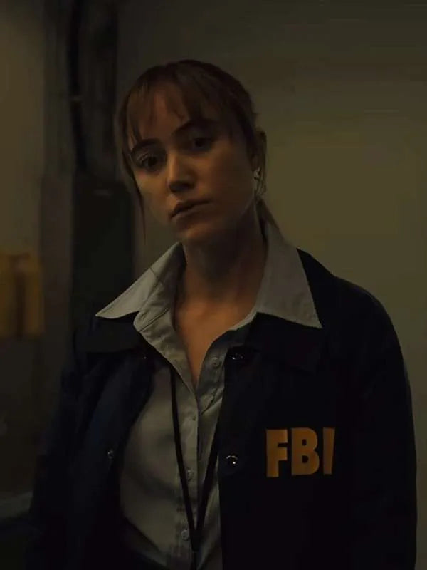 Longlegs 2024 Maika Monroe FBI Jacket