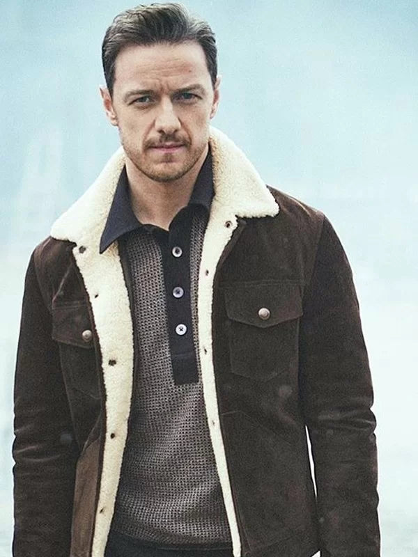 Lord Asriel His Dark Materials Shearling Suede Jacket