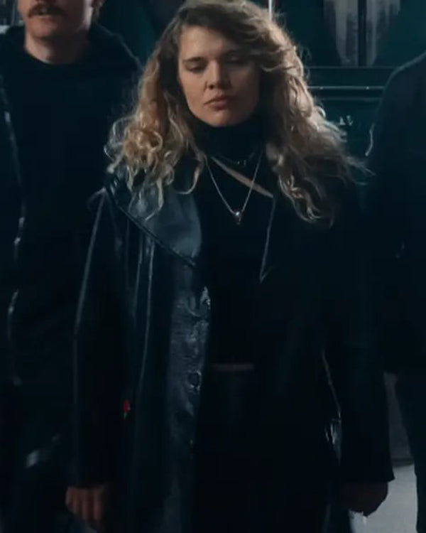 Mallory Everton Villains Incorporated 2024 Leather Coat