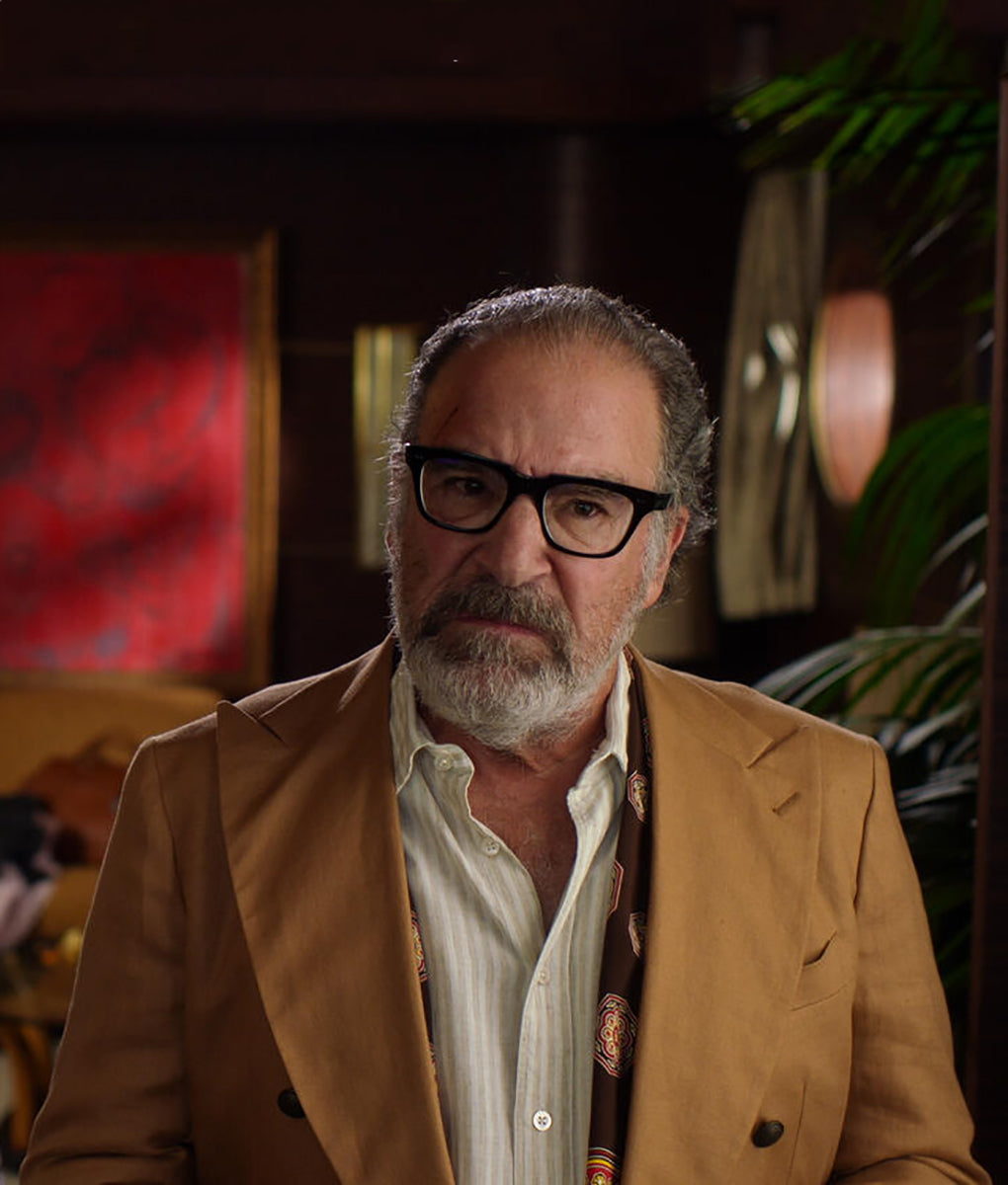 Mandy Patinkin Death and Other Details Brown Blazer