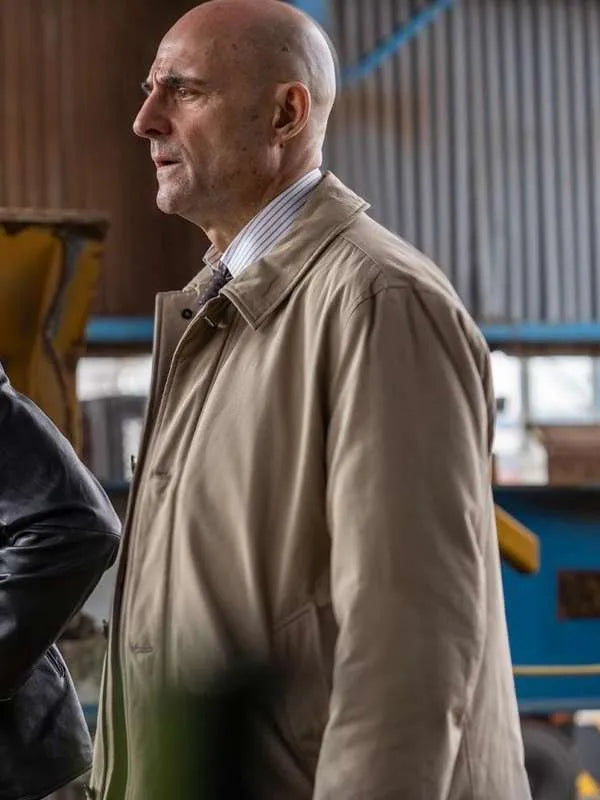 Mark Strong The Silent Hour 2024 Coat