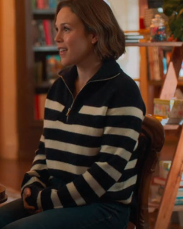 Blind Date Book Club 2024 Erin Krakow Striped Sweater