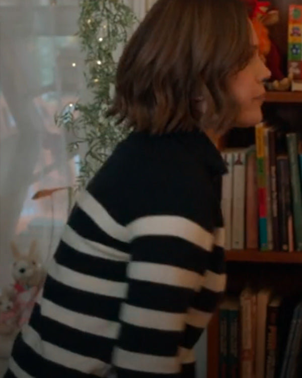 Blind Date Book Club 2024 Erin Krakow Striped Sweater