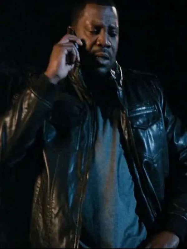 Mekhi Phifer Lights Out Black Leather Jacket