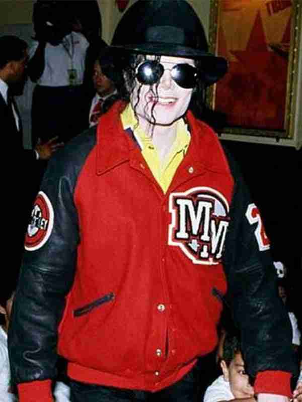 Michael Jackson Mickey Mouse Red Jacket