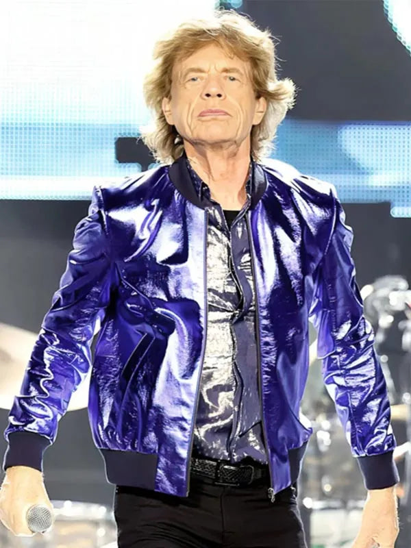 Mick Jagger Hackney Diamonds Tour 2024 Bomber Jacket