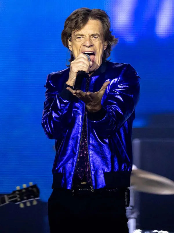 Mick Jagger Hackney Diamonds Tour 2024 Bomber Jacket