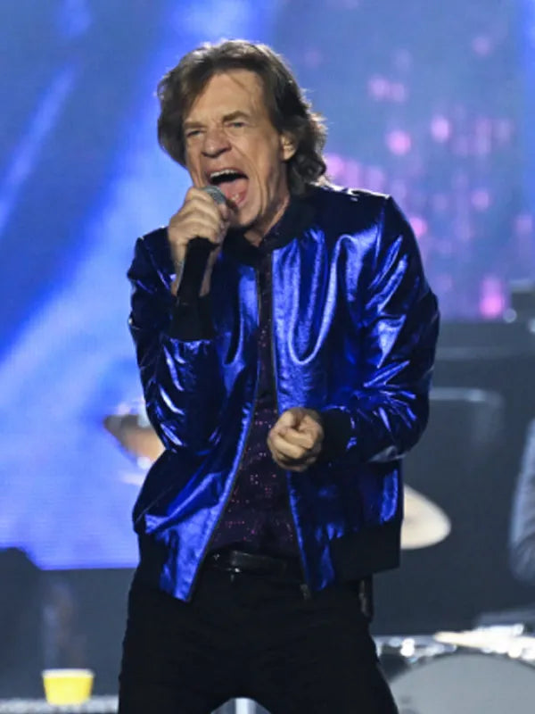 Mick Jagger Hackney Diamonds Tour 2024 Bomber Jacket