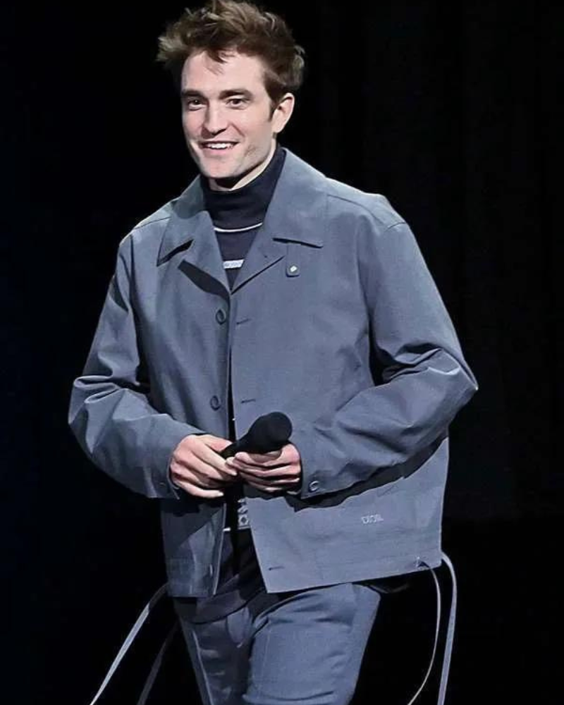 Mickey 17 2025 Robert Pattinson Grey Jacket