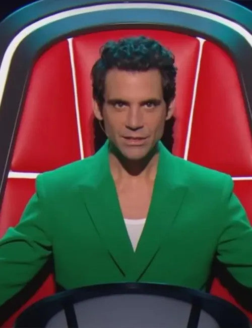 Mika The Voice: The Bat­tles Green Blazer