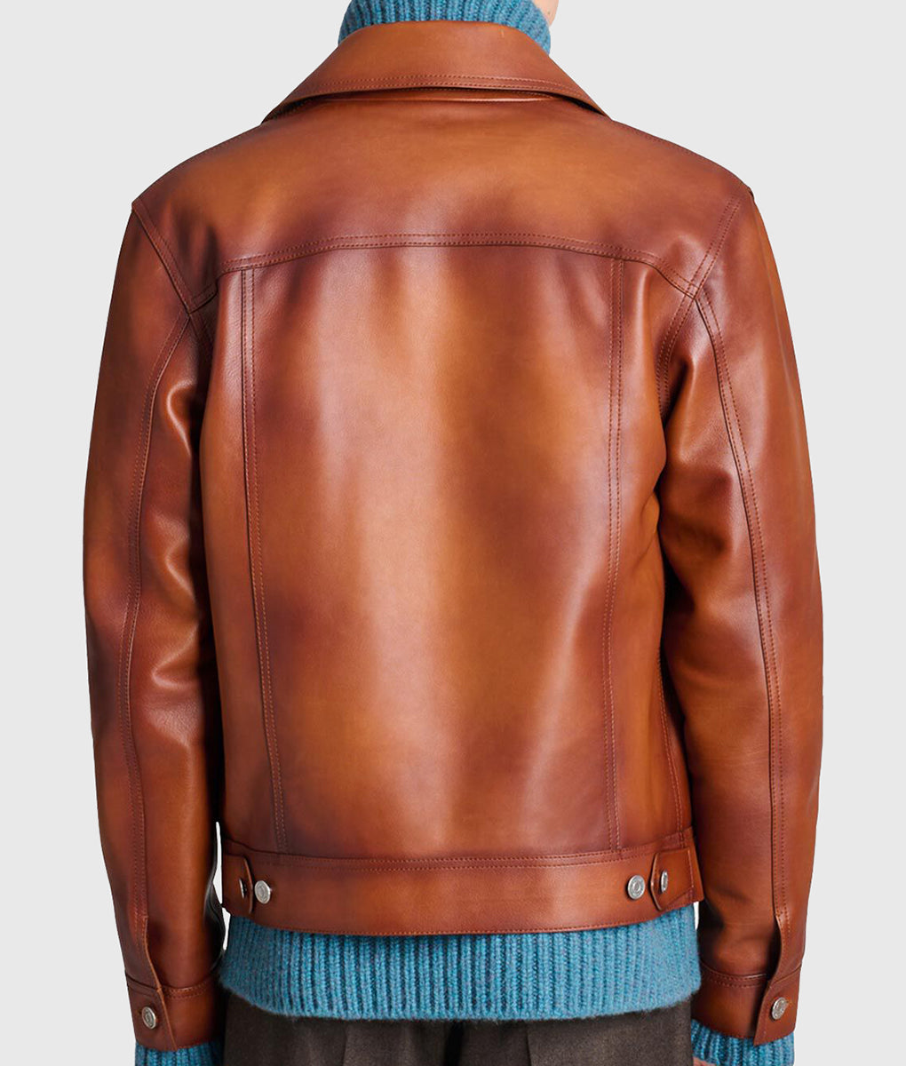 Mike Epps Brown Leather Jacket