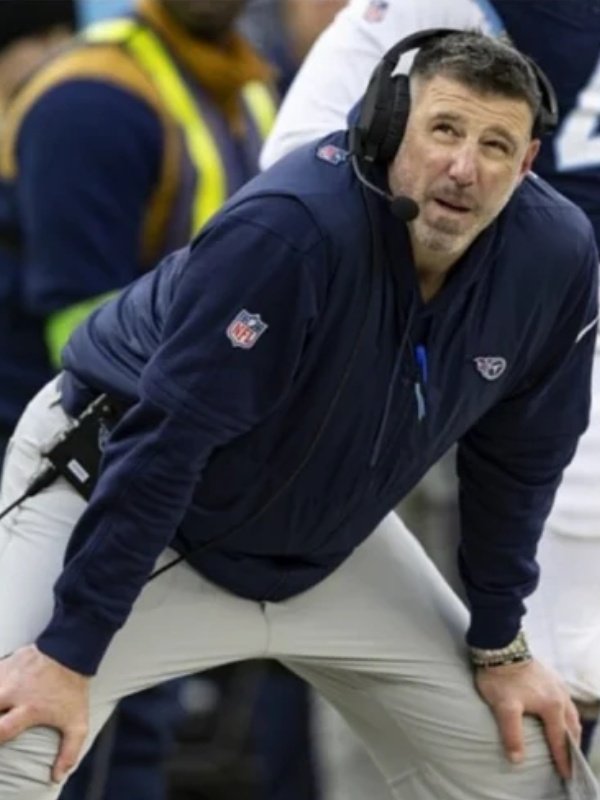 Mike Vrabel Coach Blue Vest