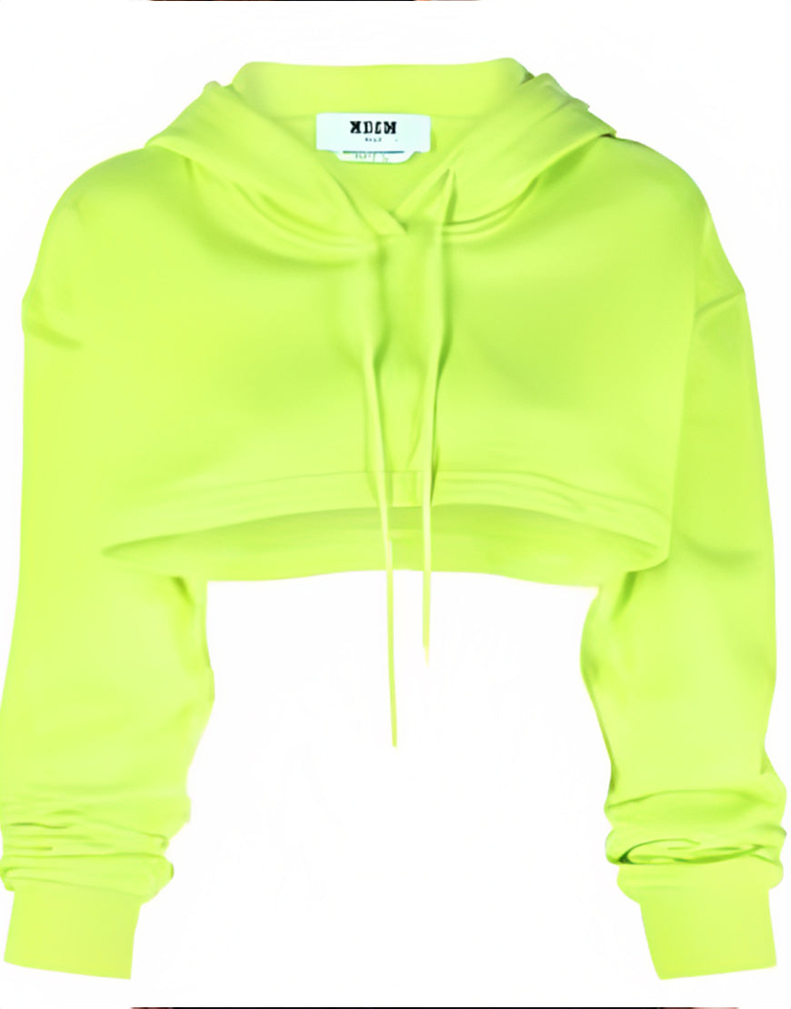 Ashley Park Emily In Paris Season 3 Cropped Green Hoodie