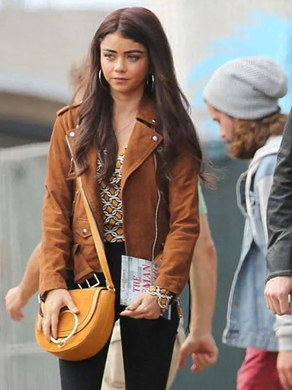 Haley Dunphy Modern Family Brown Suede Leather Jacket