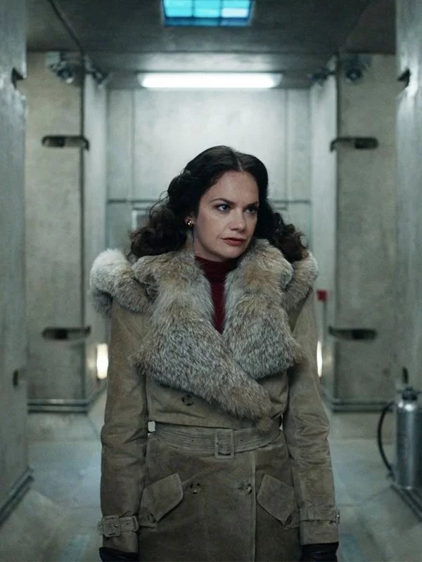 Mrs. Coulter His Dark Materials Shearling Coat