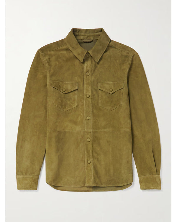 The Madness 2024 Colman Domingo Green Suede Jacket